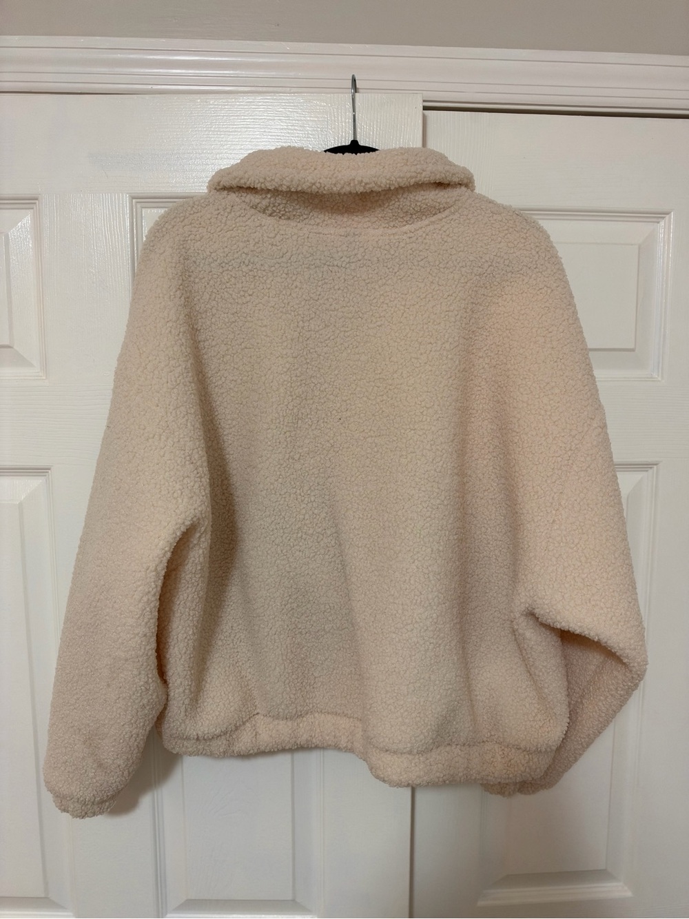 Universal Thread Sherpa Cream Cropped Jacket - Size Large - Picture 4 of 4